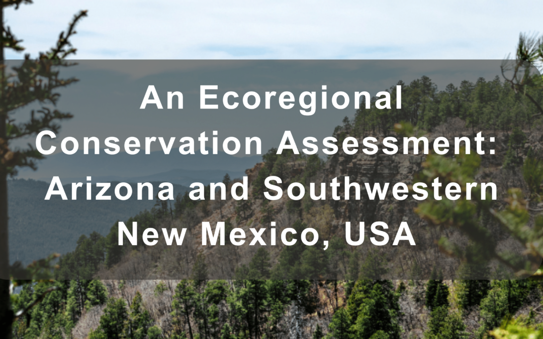 See our new publication on An Ecoregional Conservation Assessment for the Mogollon Highlands Ecoregion of AZ & NM, USA : DellaSala et al. 2023